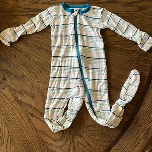 KicKee Pants one piece, pajamas. Washed, but never worn